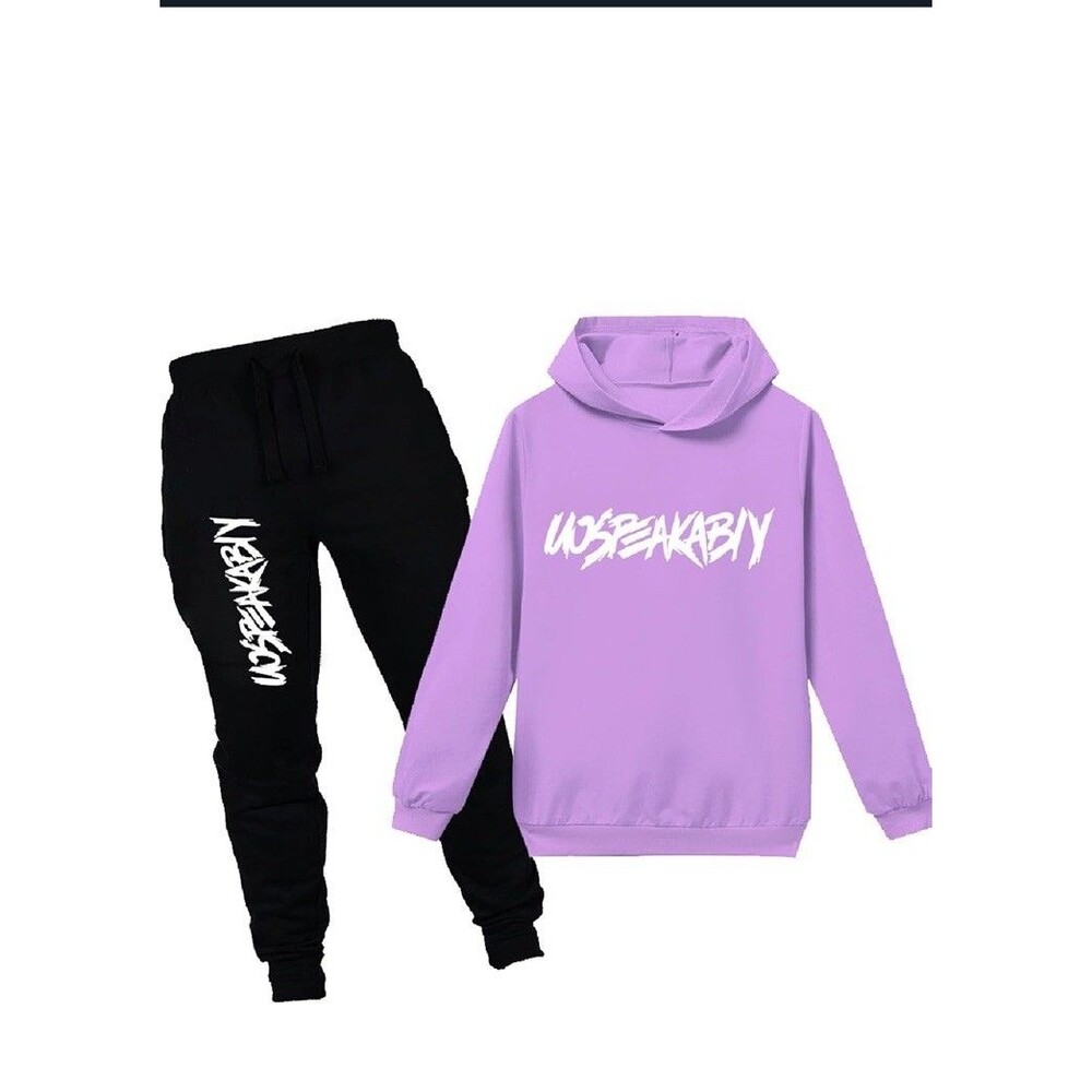amropi Boys/Girl Tracksuit Pullover Hoodie Jogging Pants Set 2 Sweatsuit Sz15-16
